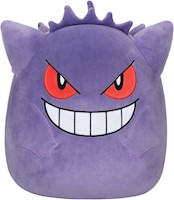 Squishmallows Pokémon Gengar 14", únete al escuadrón, ultrasuave