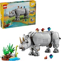 LEGO Creator 3 en 1 Wild Animals: Rinoceronte Majestuoso (31171)