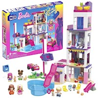 Barbie Color Reveal Casa de Rnsueño 545pcs más de 30 accesorios y 5 micromuñecas - Mega Construx