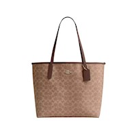 Cartera Coach City Tote - Beige