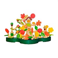 FLORES ARMABLES 91 PIEZAS JUEGO DIDÁCTICO