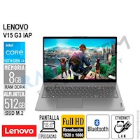 LAPTOP LENOVO V15 G3 IAP 156 FULL HD INTEL CORE I3-1215U RAM 8GB-DDR4 512GB-SSD