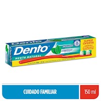 Crema dental Dento 150ml  Cepillo Gratis