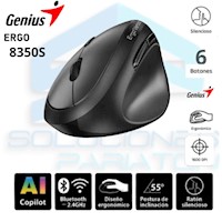 Mouse Genius Ergo 8350s Ai Copilot Dual Vertical