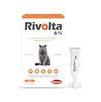 Rivolta 6% Antipulgas y Antiparasitarios Gatos 2.6 - 7.5 Kg