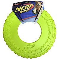 Frisbee o Flyer De Goma Para Perro Nerf - Amarillo Neon