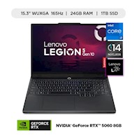 Laptop Lenovo Legion 5i Intel Core i7 24GB RAM 1TB SSD NVIDIA RTX 5060 15.3" WUXGA 165 Hz