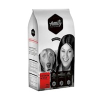 Amity Premium Pollo y Arroz para Perros 15Kg
