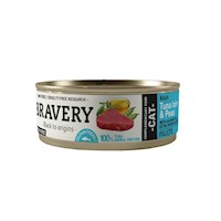 Bravery Lomo de Atún y Guisantes Gato Adulto Lata 70gr