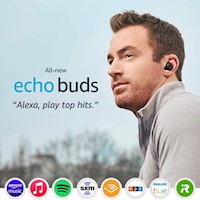 Echo Buds – Auriculares Intrauditivos con Cancelación Activa del Ruido y Alexa