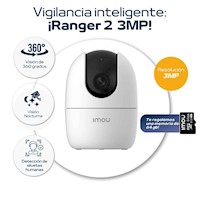 Cámara de seguridad wifi para interiores Ranger-2-3MP - Imou + SD 64 GB