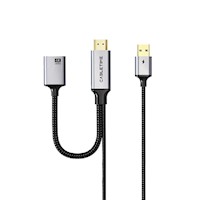 Adaptador de HDMI macho a DisplayPort 4K hembra CABLETIME CP51B
