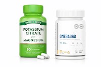 Pack Omega 360 + Potasio y Magnesio Nature's Truth