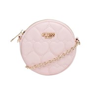 Cartera Crossbody Guess Quilted Heart - Rosa