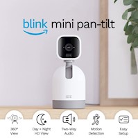 Cámara Blink Mini con paneo e inclinación