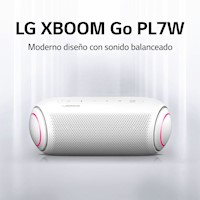 Parlante Portátil LG XBOOM GO PL7 30W - Blanco