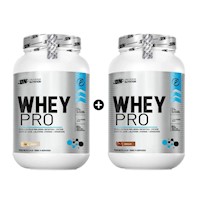 PACK X2 PROTEÍNAS WHEY PRO 1.1 KG SABOR COOKIES Y CHOCOLATE