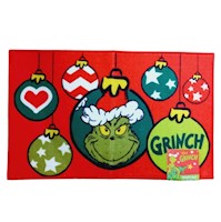 Tapete o Alfombra Navideña The Grinch Borlas - 50x81cm