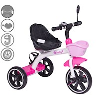 Triciclo Pedal EBaby CENIT 382 Rosado