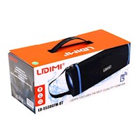 Parlante/Radio Bluetooth Recargable Con Luces Lidimi S5386 Azul Marino