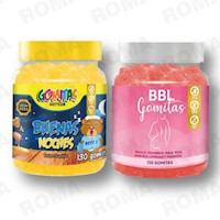 PACK 2 GOMITAS BUENAS NOCHES NIÑOS + GOMITAS AGUAJE BBL SOTTCORLABS