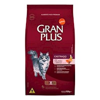 Comida para Gatos Castrados Gran Plus Salmón y Arroz 10kg