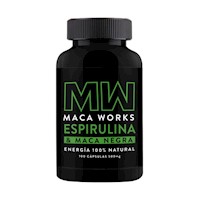 Espirulina y Maca Negra 500 mg Maca Works
