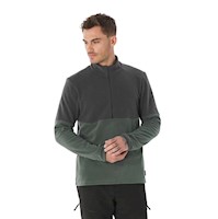 Forro polar de montaña y trekking Hombre Quechua MH500 - Verde