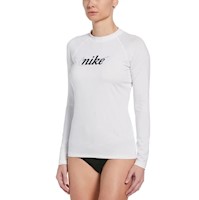 Licra Nike Mujer UPF 40+ Manga larga - Blanco