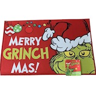 Tapete o Alfombra Navideña The Grinch 50x81cm
