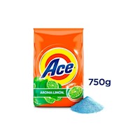 Detergente en Polvo Ace Aroma Limón 750 gr