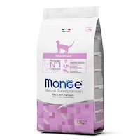 Comida Gatos Adultos Esterilizados Monge Superpremium 1.5kg