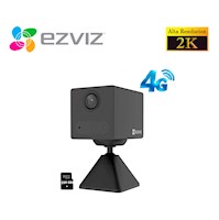 Ezviz Cámara CB2 4G 2K Smart Bateria Inalámbrica Interior + SD 256GB