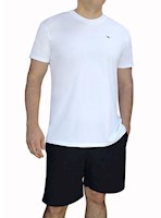 Polo deportivo licrado hombre Revati FT123-PH-M1 / blanco