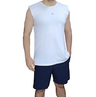 Short deportivo largo hombre Revati FT13-SH-M8 / Azul