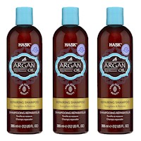 Shampoo Hask Argan Oil -355ml x3 Unidades