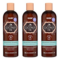 Shampoo Hask Monoi Coconut Oil -355ml x3 Unidades