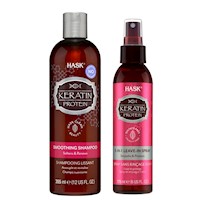 Shampoo Hask Keratin Protein Smoothing + Spray