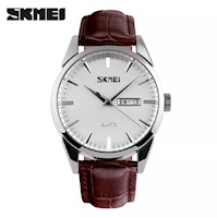 Skmei - Reloj Análogo 9073SIWT-B para Hombre