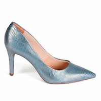 ZAPATO MUJER MIKAELA VESTIR METAL COBALTO 13560-01