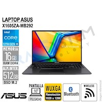 Laptop ASUS X1605ZA-MB292 16.0" Intel Core i5-12500H 16GB-DDR4 512GB-SSD FREEDOS