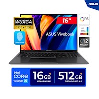 LAPTOP ASUS VIVOBOOK /16" WUXGA IPS/ Core i5-13500H/16GB DDR4, 512GB SSD/FREEDOS