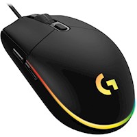 Logitech Mouse G203 Lightsync Gamer 6 botones Negro - 910-005790