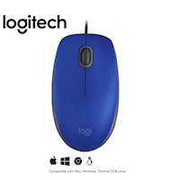 MOUSE LOGITECH M110  AZUL USB