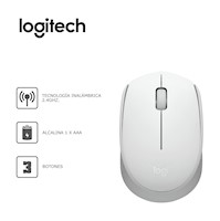 Mouse Logitech Inalambrico M170 Blanco