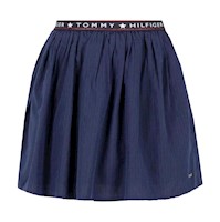 Falda-short Tommy Hilfiger Signature Niña - Azul