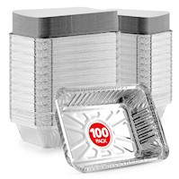 Paquete de 100 moldes de aluminio 2795 Stock Your Home