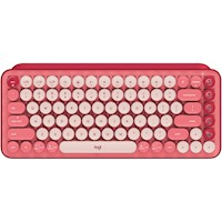 Logitech Teclado POP Keys Mecánico Wireless Español Rosa 920-010715