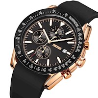 Skmei - Reloj Análogo 9253PRGBK para Hombre