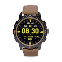 SMARTWATCH RELOJ INTELIGENTE MARRÓN SMARTTIME HOMBRE SR08 SMART TIME